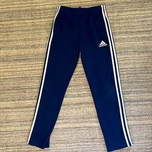 Adidas Boys 10/12 Sweatpants Navy Blue